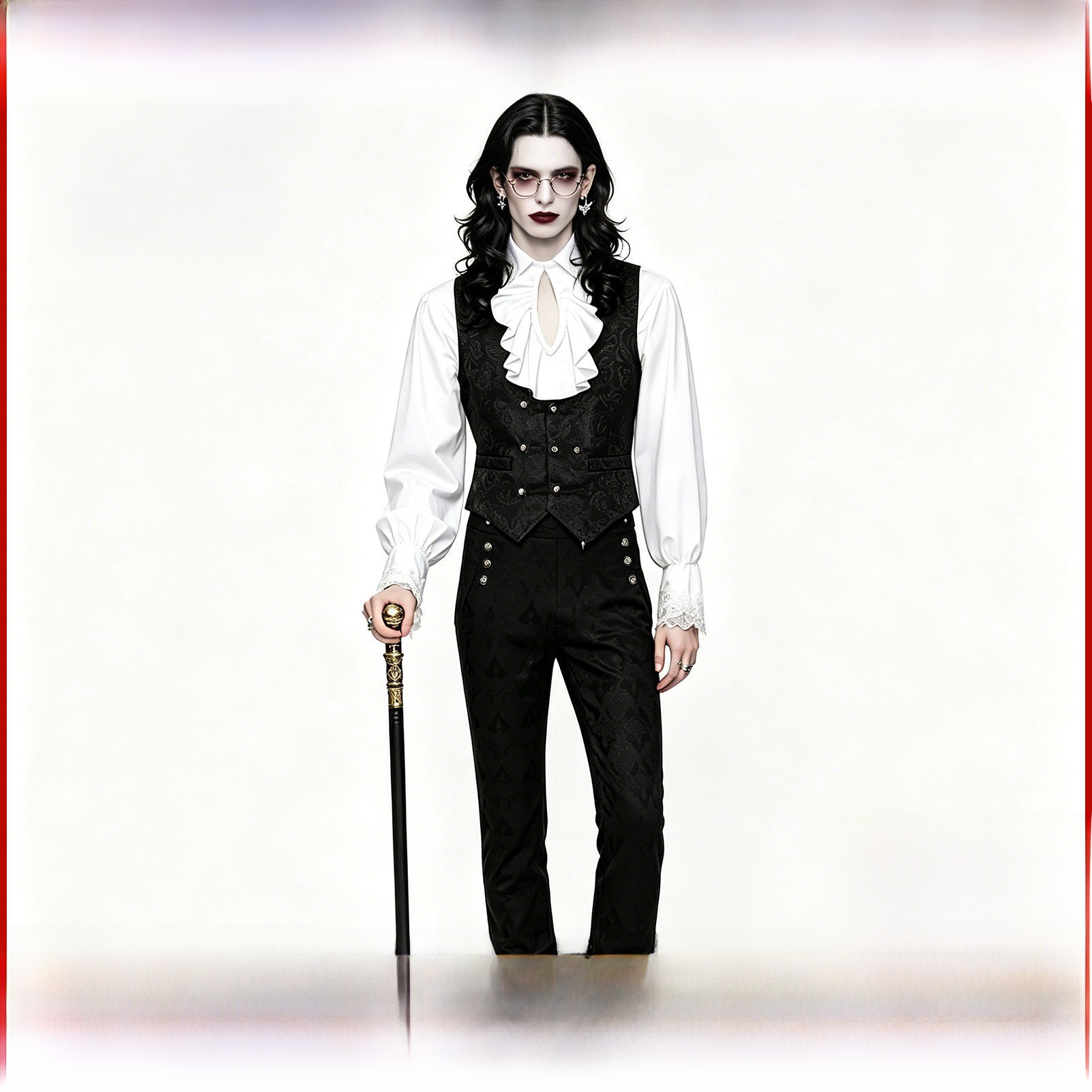 Winter Clothing Manufacturers - Completo da Uomo Stile Steampunk Monocolore,