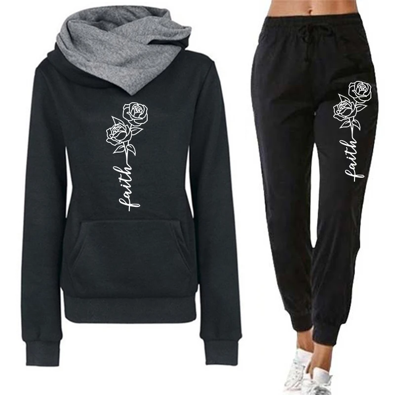 Winter Clothing Deals - Tuta Casual da Donna con Cappuccio,