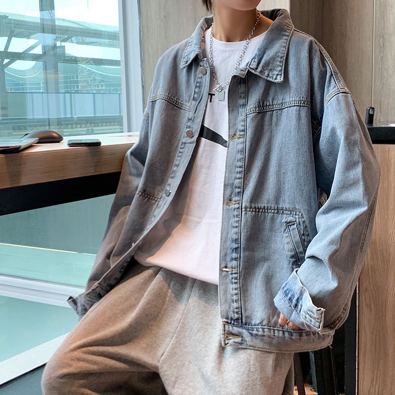 Winter Clothing Aesthetic - Giacca di jeans da uomo con