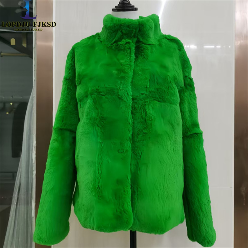 Quality Winter Clothing Jacket - Cappotto in Vera Pelliccia di Coniglio