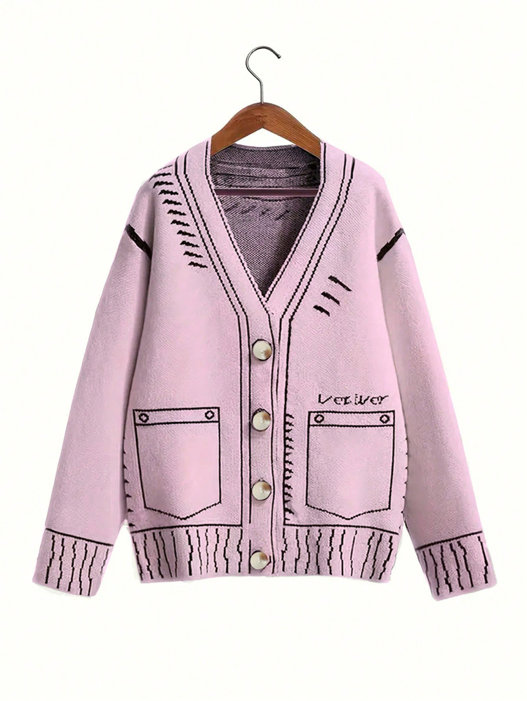 Winter Clothing Deals - Cardigan abbottonato da donna taglie forti