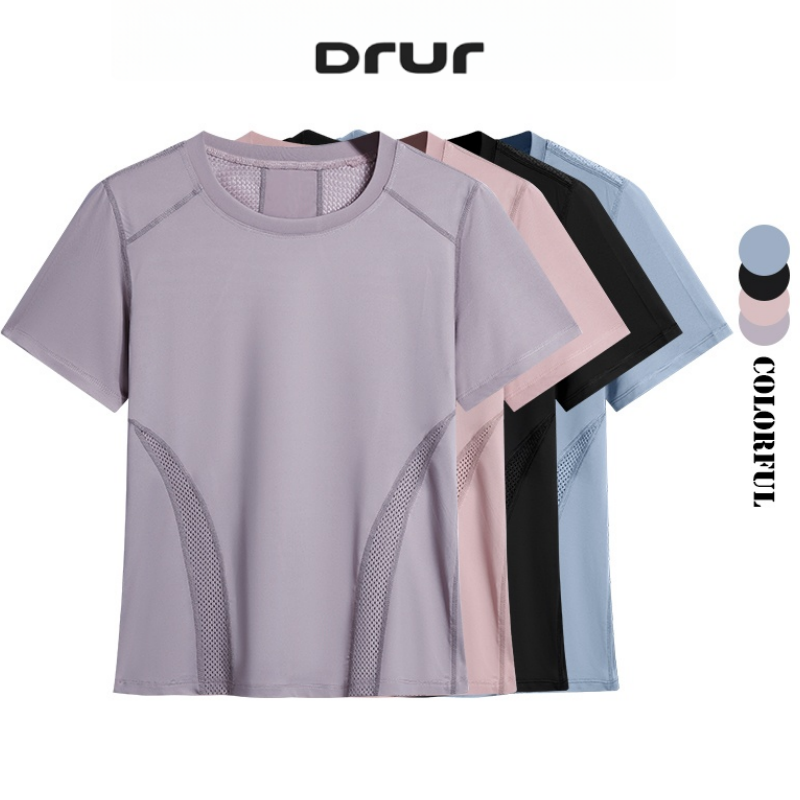 Winter Clothing Deals - DRUR T-shirt da corsa leggera estiva
