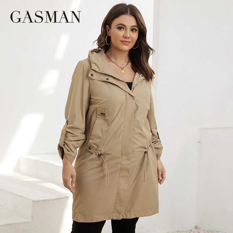 Winter Clothing Deals - GASMAN autunno Trench Coat Plus Size