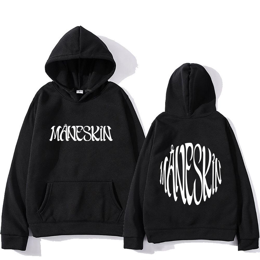 Winter Clothing Aesthetic - Grunge Bank Maneskin Felpe con cappuccio