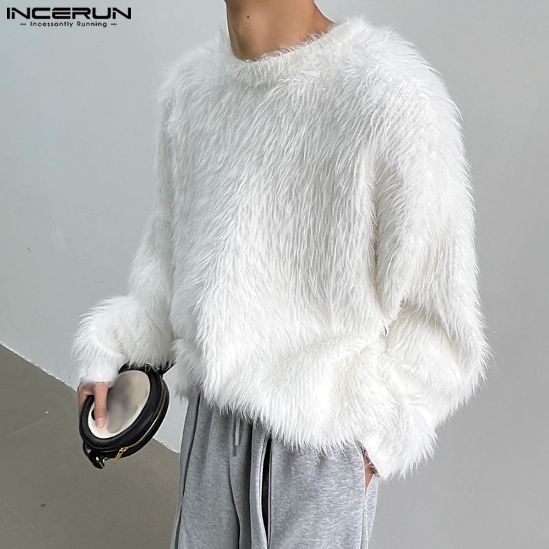 Winter Clothing Colors - 2023 Uomini Pullover di Colore Solido