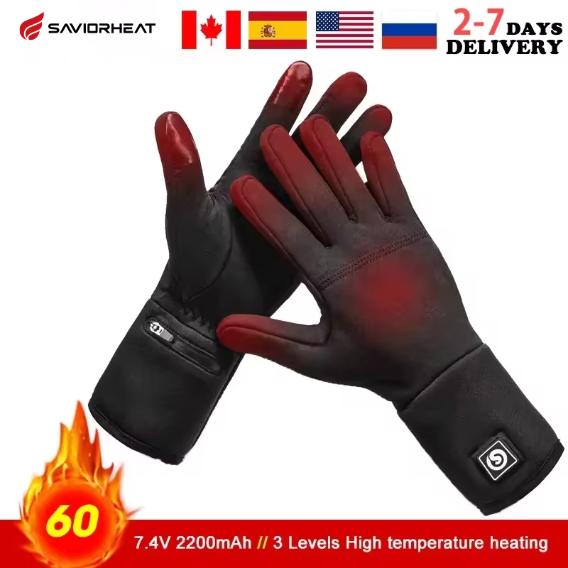 Heated Gloves Electric - Guanti riscaldati con fodera elettrica ricaricabile