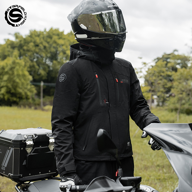 Giacca da Moto SFK Nera in Tes - Quality Winter Clothing Jacket recensione e prezzo