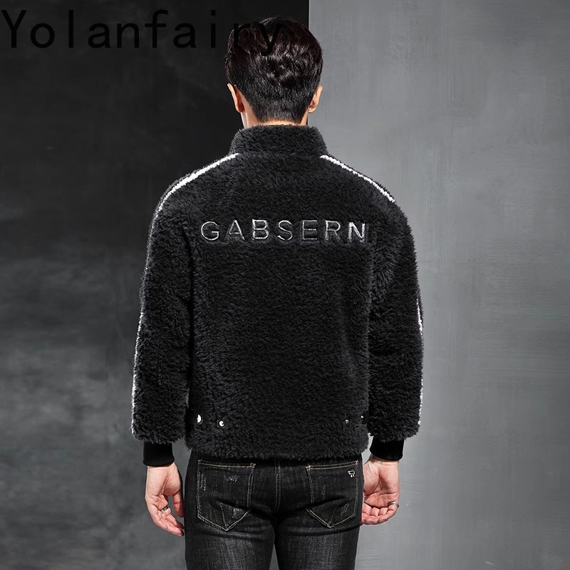 YOLANFAIRY 100% lana Mens vera - Quality Winter Clothing Jacket recensione e prezzo