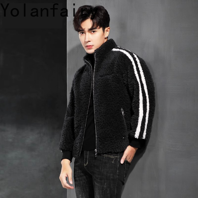 YOLANFAIRY 100% lana Mens vera - Quality Winter Clothing Jacket recensione e prezzo